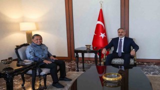 Bakan Fidan, Endonezya Dışişleri Bakan Yardımcısı Mattayı kabul etti