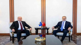 Bakan Fidan, Kosova Demokratik Türk Partisi Genel Başkanı ve Bölgesel Kalkınma Bakanı Damkayı kabul etti