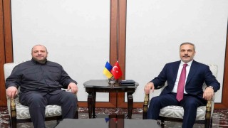 Bakan Fidan, Ukrayna Milli Güvenlik ve Savunma Konseyi Sekreteri Umerov ile görüştü