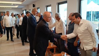 Bakan Şimşek, memleketi Batmanda ağabeyinin taziyelerini kabul etti