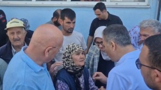 Bakan Yerlikaya, depremden etkilenen köyleri ziyaret etti