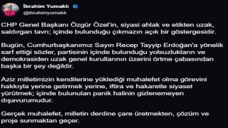 Bakan Yumaklı: Gerçek muhalefet, milletin derdine çare üretmekten, çözüm ve proje sunmaktan geçer