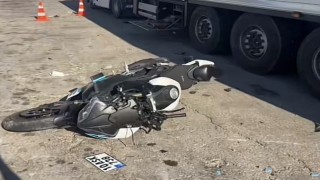 Balıkesirde feci motosiklet kazası: 1 ölü, 1 yaralı