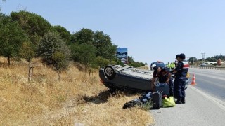 Balıkesirde trafik kazası: 1 kişi yaralandı