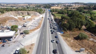 Balıkesirde yaz tatili bitti, trafik yoğunluğu başladı