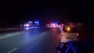 Bandırmada feci trafik kazası: 1 ölü, 4 yaralı