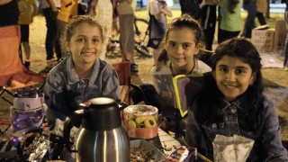 Başiskelede çocuklar için açık hava sineması etkinliği