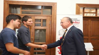 Başkan Akından Üniversite Tercih Merkezine ziyaret