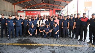 Başkan Çerçioğlu ateş savaşçıları ile bir araya geldi