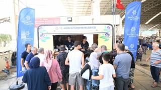 Başkan Çerçioğlundan serinleten uygulama