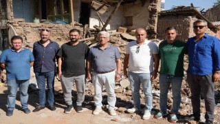 Başkan Eroğlu, deprem bölgesinde hasarlı veteriner binalarını inceledi