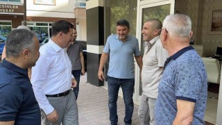 Başkan Hasan Kılcadan esnaf ziyareti