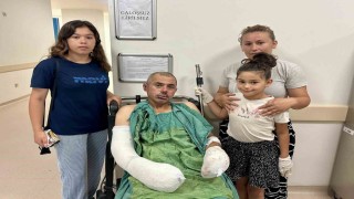 Başkan Pütünden Eskişehir yangınında yaranan orman işçisine anlamlı ziyaret