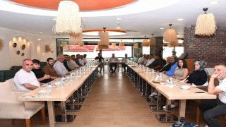 Başkan Taşkın basın mensupları ile bir araya geldi