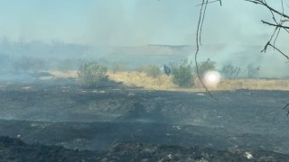 Batmanda anız yangınında 100 dönüm alan zarar gördü