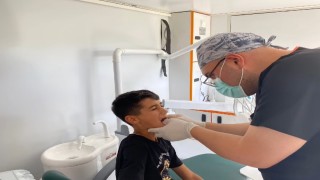 Bayburtta mobil diş sağlığı aracıyla 38 köyde ağız diş sağlığı taraması yapıldı