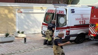 Beşiktaşta 5 katlı binada korkutan yangın