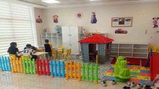 Beyşehirde çocuklar adliye koridorları yerine oyun alanına