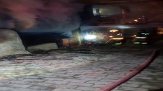 Beyşehirde korkutan ev yangını