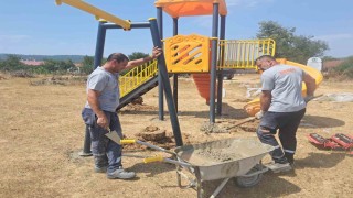Bilecikte çocuklar için 14 köye yeni oyun parkı