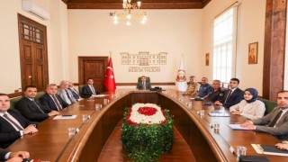 Bilecikte ilçe kaymakamlarıyla asayiş zirvesi