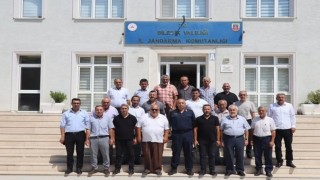 Bilecikte muhtarlardan İl Jandarma Komutanına ziyaret