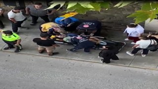 Bilecikte yola koşarak fırlayan çocuğa motosiklet çarptı