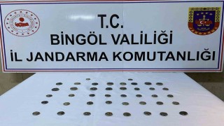 Bingölde 42 adet sikke ele geçirdi