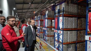 Binlerce ton gıda Gazze için hazır edildi