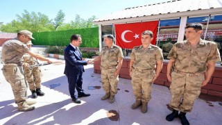 Bitlis İl Jandarma Komutanlığında rütbe töreni