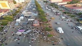 Bitlisteki 9 araçlı zincirleme kaza havadan görüntülendi: Ortalık savaş alanına döndü