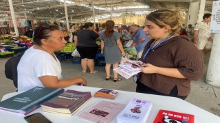 Bodrumda kadın ve aile hizmetleri ekipleri sahada