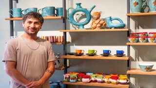 Bodrumun renkleri seramikle buluşuyor