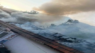 Boluda ekmek teknesi yanarak kül oldu