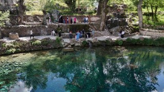 Bozkırın ortasındaki saklı cennetler ziyaretçi akınına uğradı