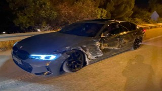 Burdurda iki otomobil çarpıştı: 2 yaralı