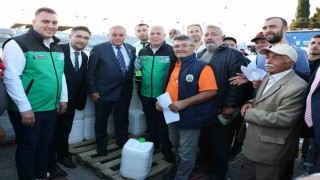 Bursa Büyükşehirin sıvı gübresi çiftçiden tam not aldı