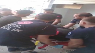 Bursada asansörde korkulu anlar: 1 yaralı