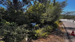 Bursada kontrolden çıkan minibüs şarampole yuvarlandı: 1 yaralı