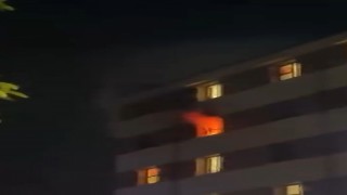 Bursada öğrenci yurdunda yangın