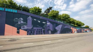 Bursanın turizm haritası duvarlarda canlanıyor