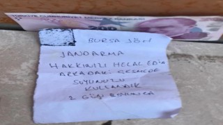 Büyükyenice Köyünde duygulandıran not