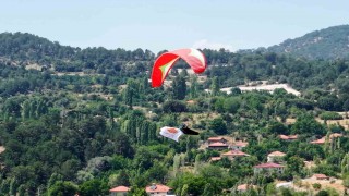 Çameli Festivali 5. gününde gökyüzü şölenine sahne oldu
