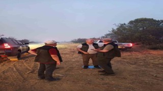 Çanakkale Valisi Toraman yangından etkilenen köyde incelemelerde bulundu