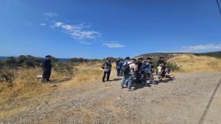 Çanakkalede 19 kaçak göçmen yakalandı