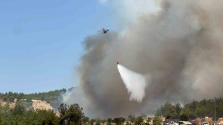 Çanakkalede yangın sebebiyle boğaz trafiğe kapatıldı