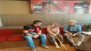 Çanakkalede yangın sebebiyle tahliye edilen vatandaşlara psikolojik destek