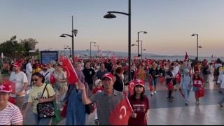 Çanakkaleliler 30 Ağustos Zafer Bayramı için yürüdü
