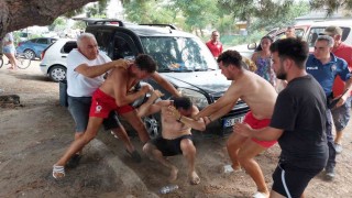 Cankurtaran ile vatandaşın yumruk yumruğa kavgası