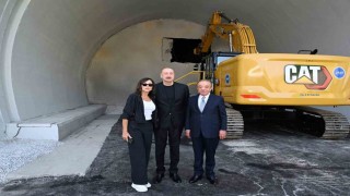 Cengiz İnşaatın yapımını üstlendiği Murovdağ Tünelinde ilk ışık göründü